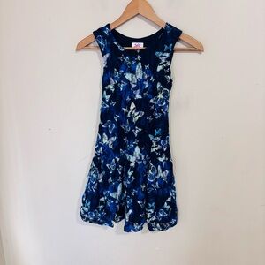 Justice Butterfly Print Dress
